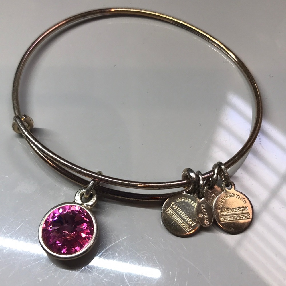 🔴Alex and Ani October birthstone bracelet